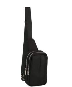 Fashion Nylon Sling Backpack GLMA-0098 BLACK